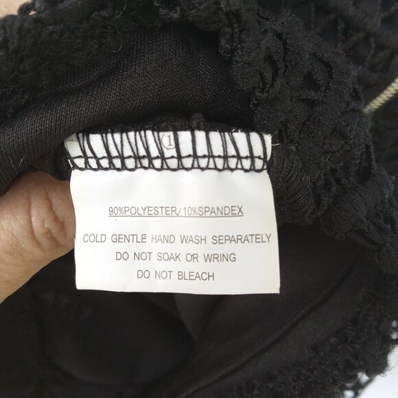 Hello Molly Black Mini Dress Party Cocktail Wedding Bodycon Size Small US Size 4 - Picture 7 of 8